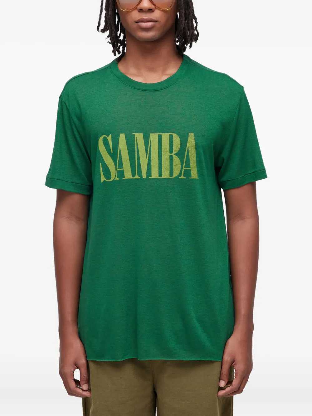 Osklen playera de algodón | verde | Image 1