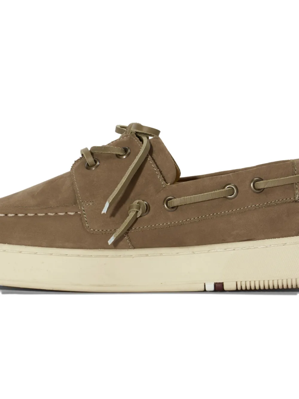 Osklen Soho Dockside suède bootschoenen Bruin