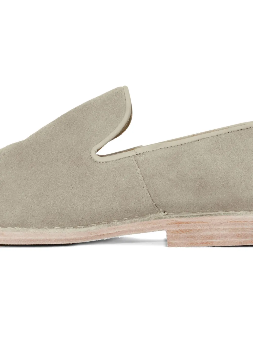 Osklen Moc suède slip-on mocassins Groen