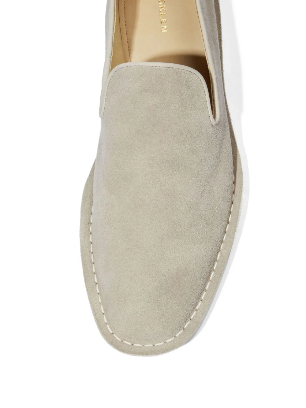 Osklen Moc suède slip-on mocassins Groen