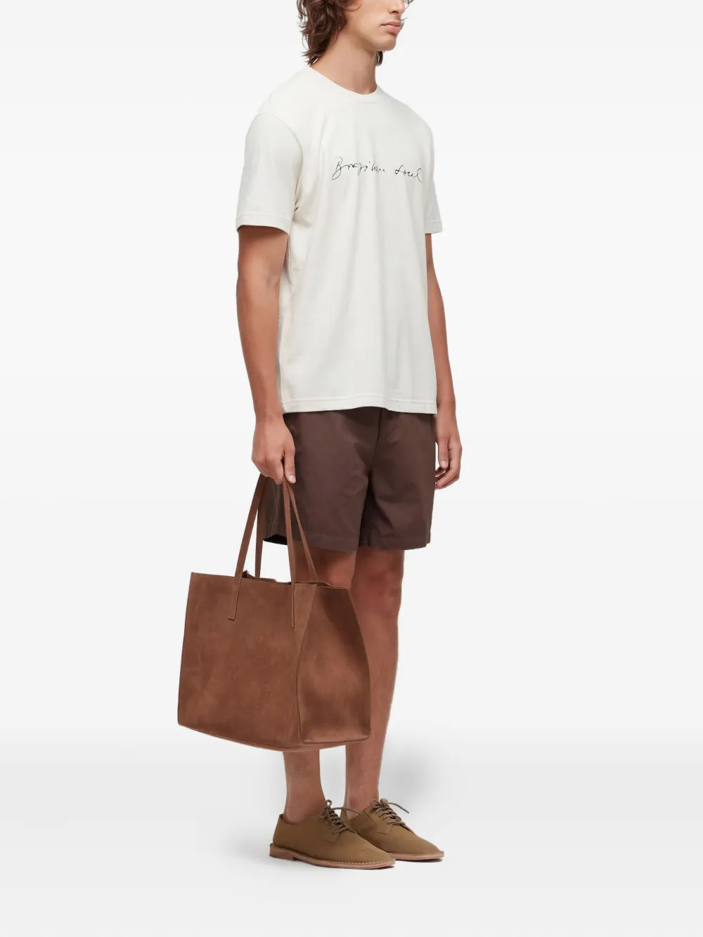 Osklen Brazilian Soul Caiçara T-shirt met print - Beige