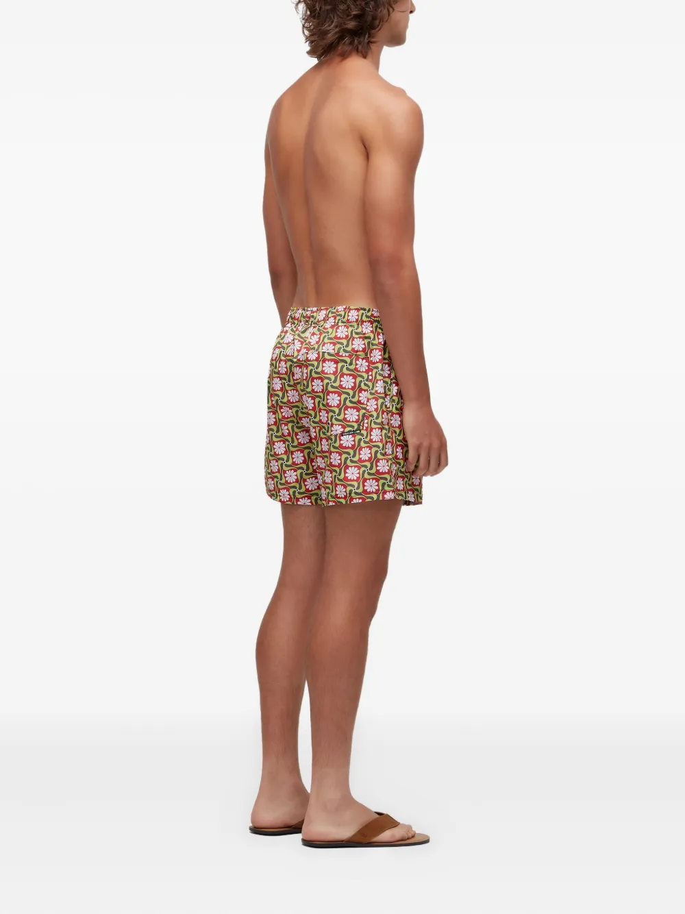 Osklen flower-path print shorts | Swim Shorts | Image 2