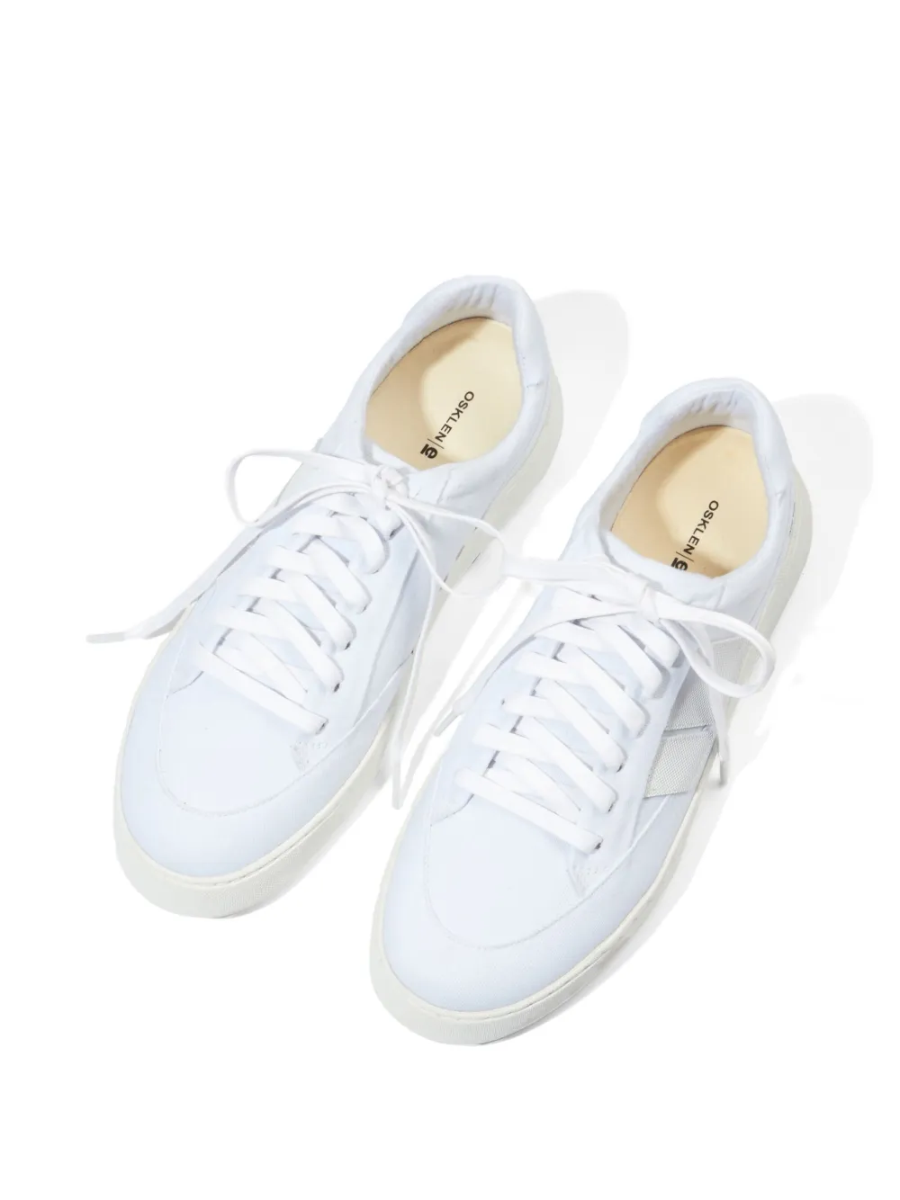 Osklen Panelled Lace-up Low-top Sneakers In White