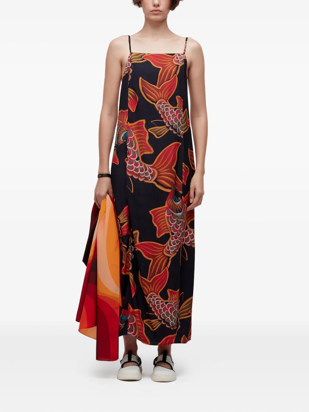 Osklen Baloon Peixe fish-print open-back maxi dress | Day Dresses | Image 2