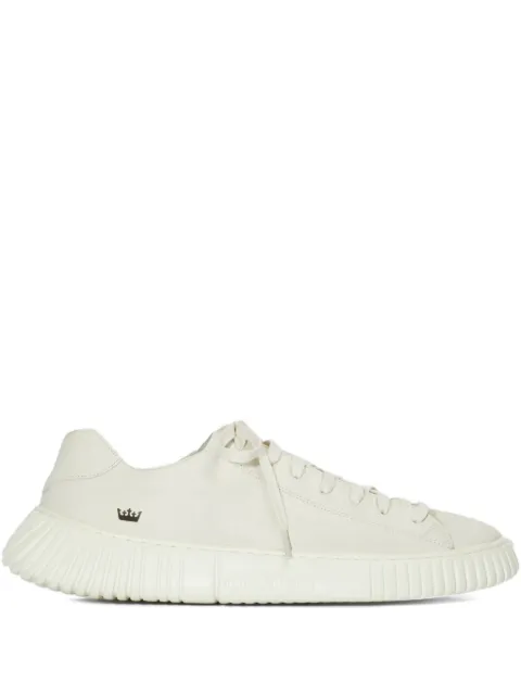 Osklen logo-detail leather sneakers