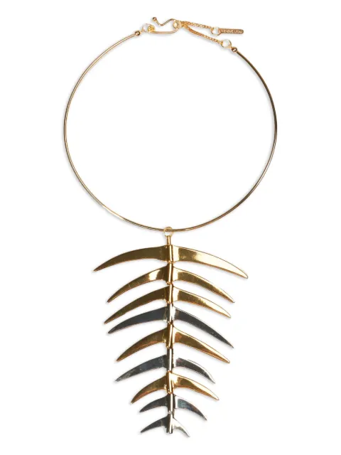 Osklen spine choker necklace