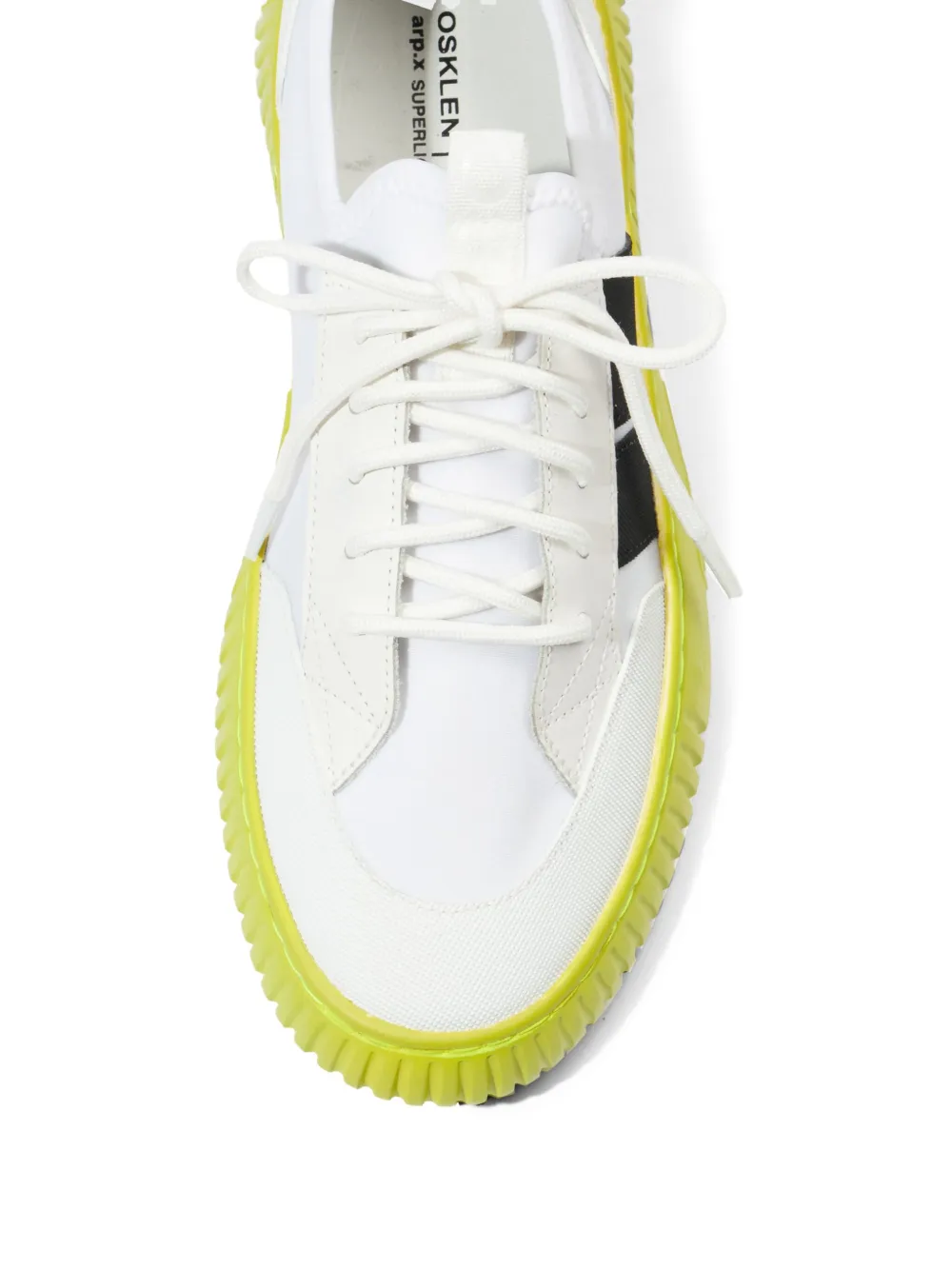 Osklen Arpx sneakers met gestreept detail Wit