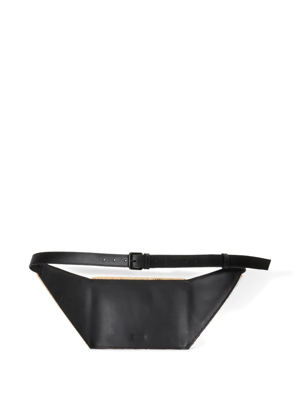  Osklen Raffia Flap Belt Bag - Neutrals 