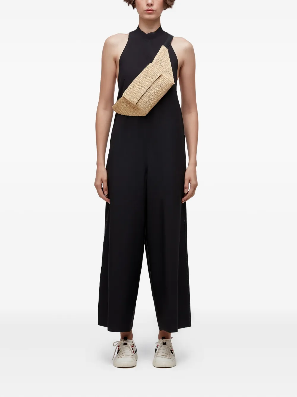  Osklen Raffia Flap Belt Bag - Neutrals 