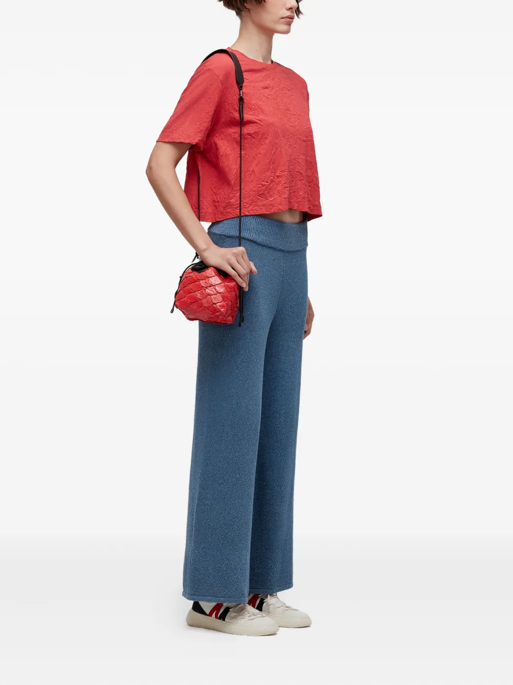 Osklen Broek met wijde pijpen - Blauw