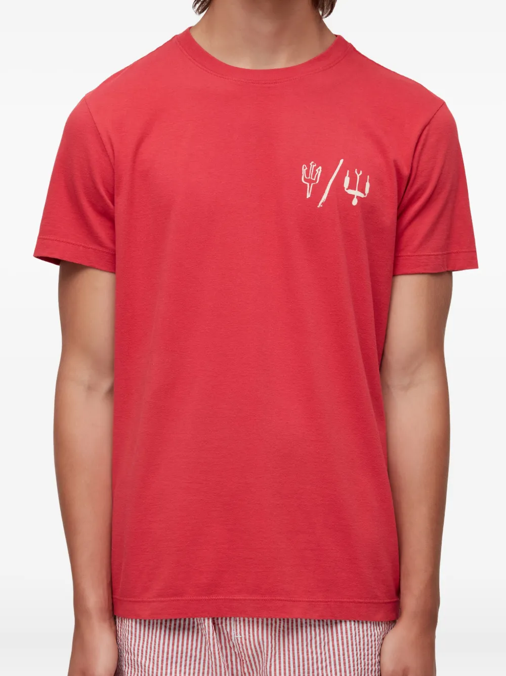 Osklen Cotton T-shirt In Red