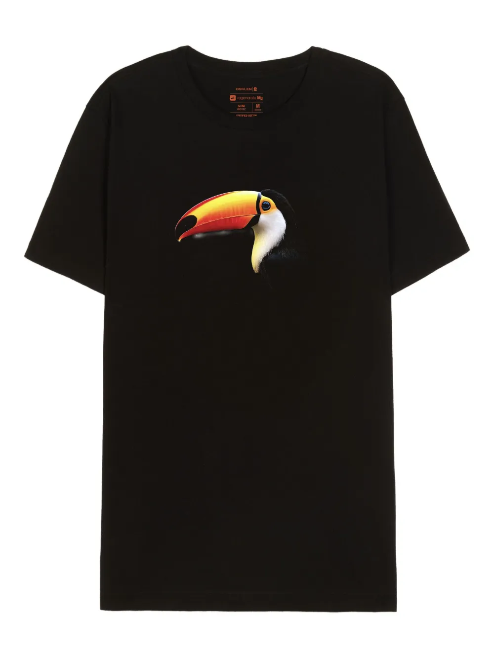 Osklen toucan-print T-shirt | Black | Image 1