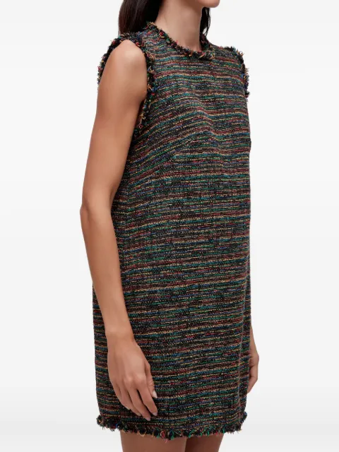 Osklen tweed fringed mini dress
