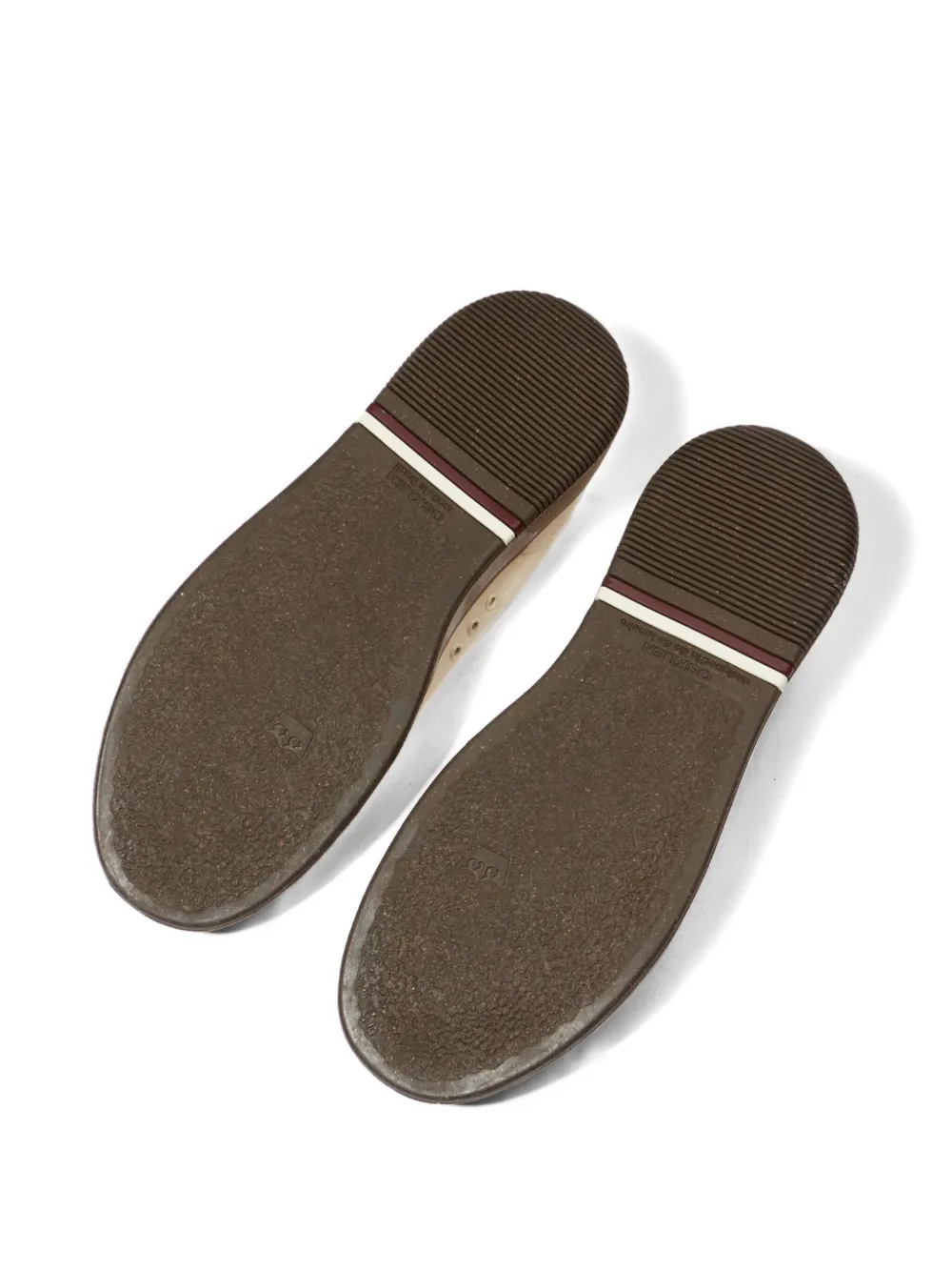 Osklen Sneakers met vlakken en veters Wit