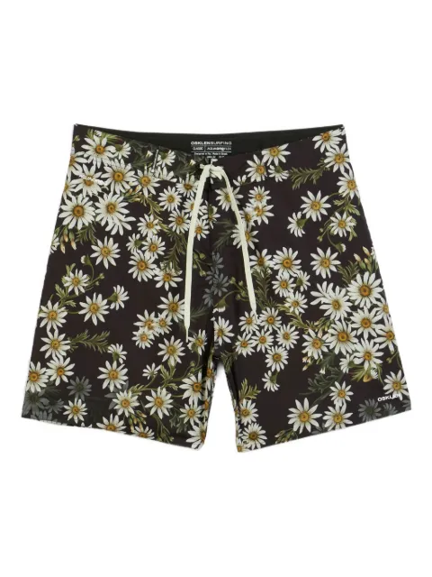 Osklen Daisy Night drawstring swim shorts