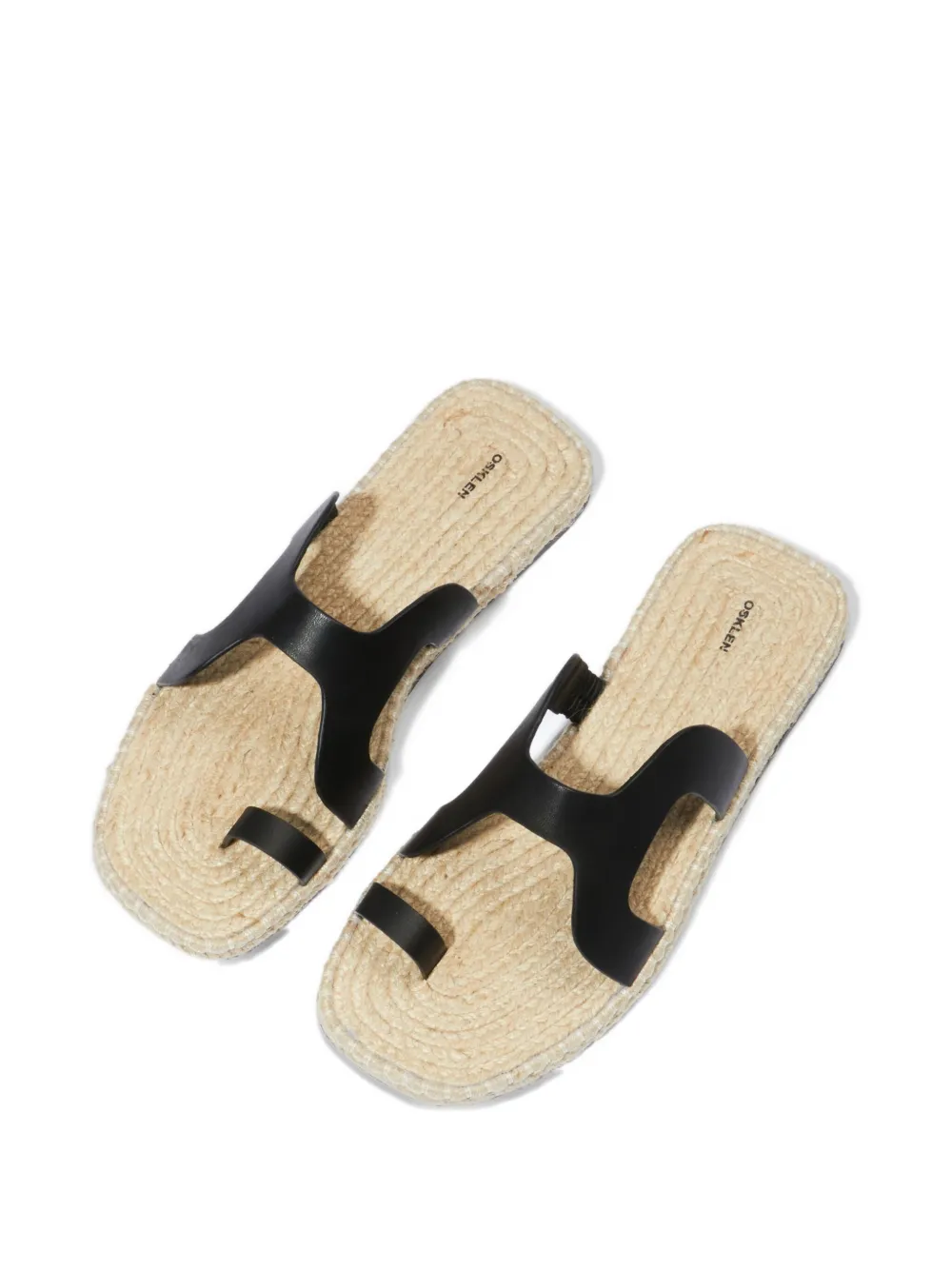 Osklen square-toe flat sandals | Flat Sandals | Image 2