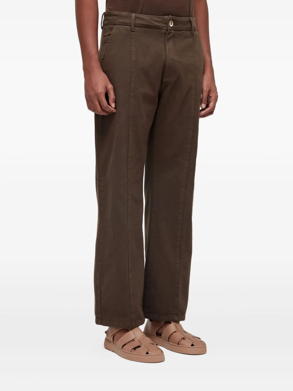 Osklen テーラード フレアパンツ In Brown