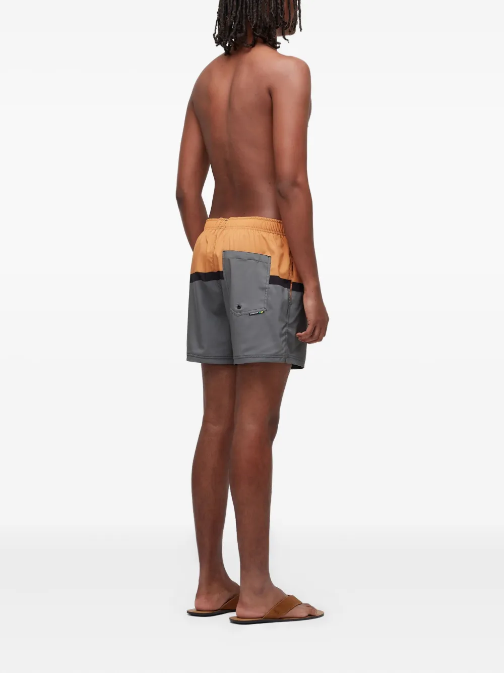 Osklen stripe-panel swim shorts | Swim & Board Shorts | Image 2