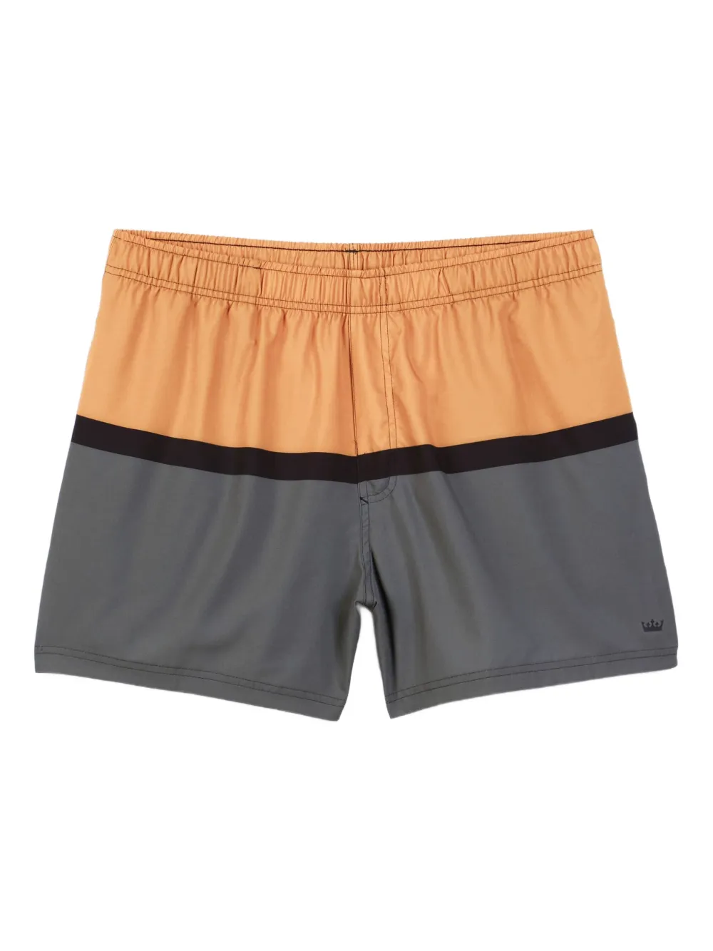Osklen stripe-panel swim shorts | Grey | Image 1