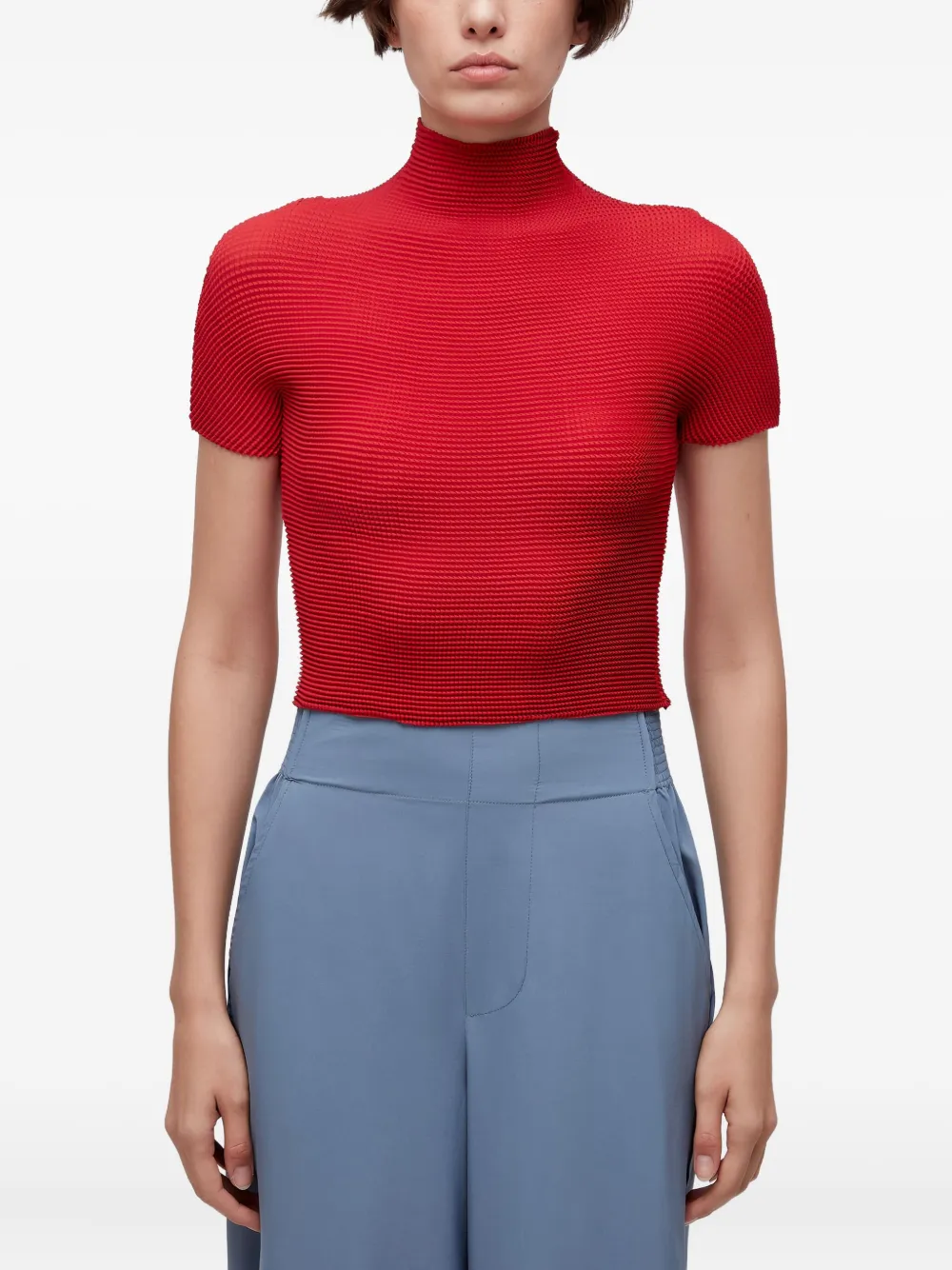 Osklen pixel-texture T-shirt | Red | Image 1