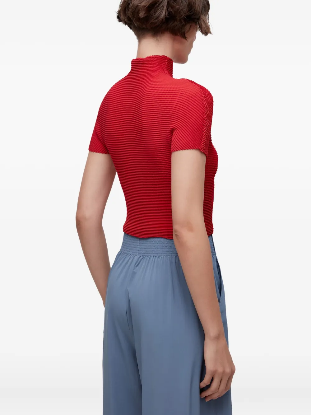 Osklen T-shirt met pixeltextuur Rood