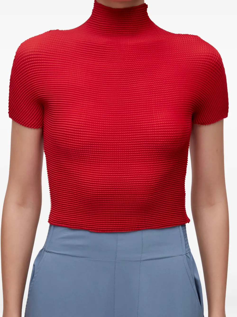 Osklen T-shirt met pixeltextuur Rood