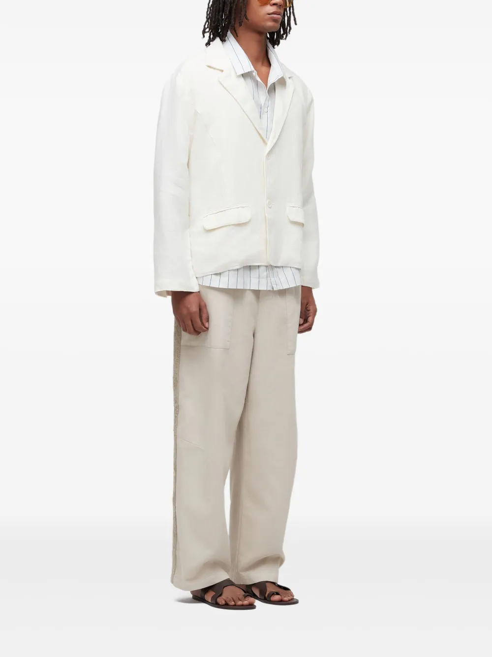 Osklen cotton trousers | Regular-Fit & Straight Leg Pants | Image 2