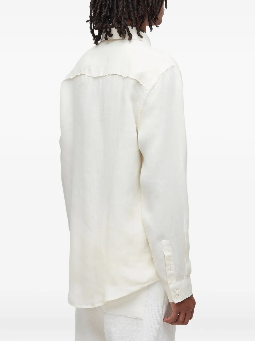 Osklen Raw ml Linen Shirt In White