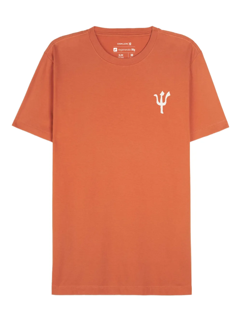 Osklen T-Shirt mit grafischem Print - Orange