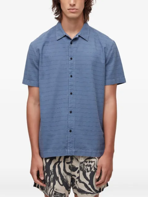 Osklen striped short-sleeve shirt