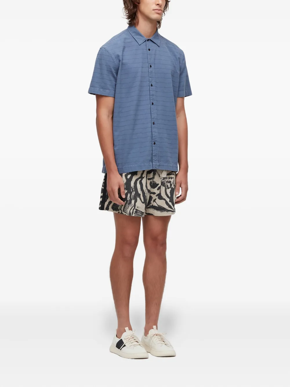 Osklen Gestreepte overhemd - Blauw