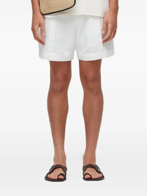 Osklen Flow pleated texture shorts