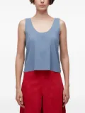 Osklen Superlight scoop-neck top - Blue