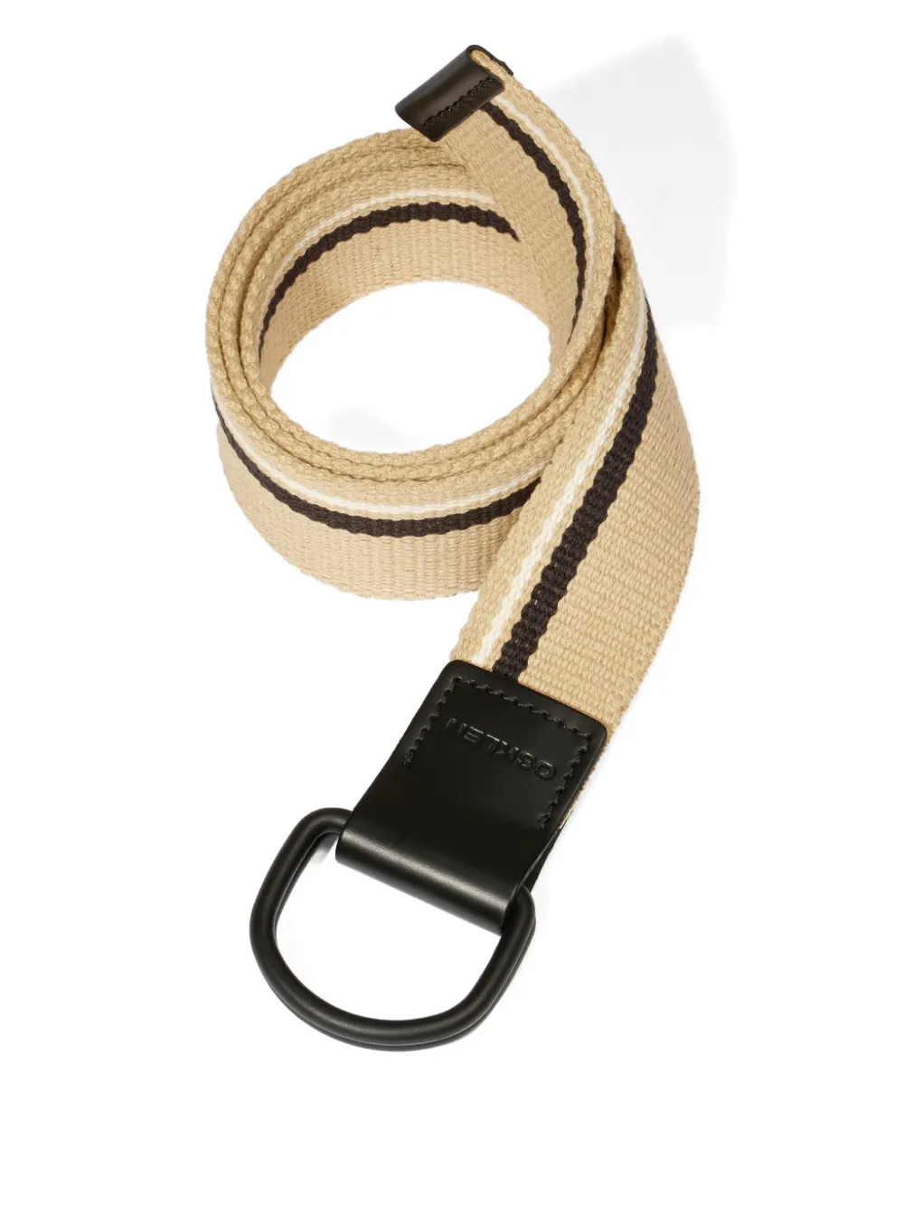 Osklen Box Dots striped fabric belt | Neutrals | Image 1