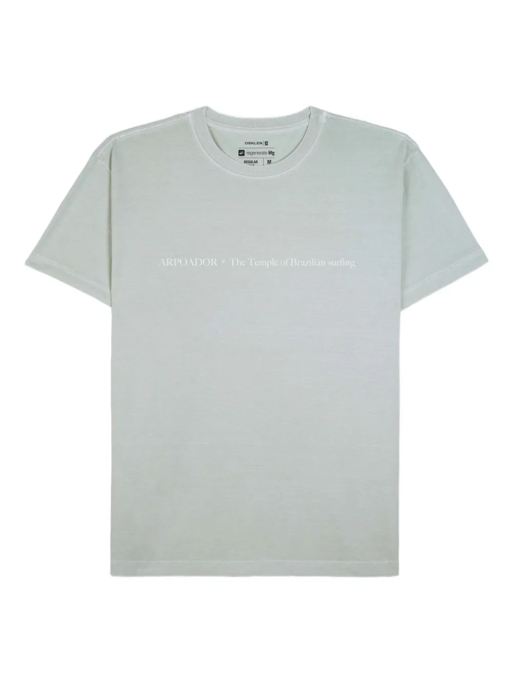 Osklen playera con templo estampado | verde | Image 1