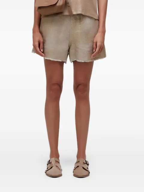 Osklen frayed mini shorts