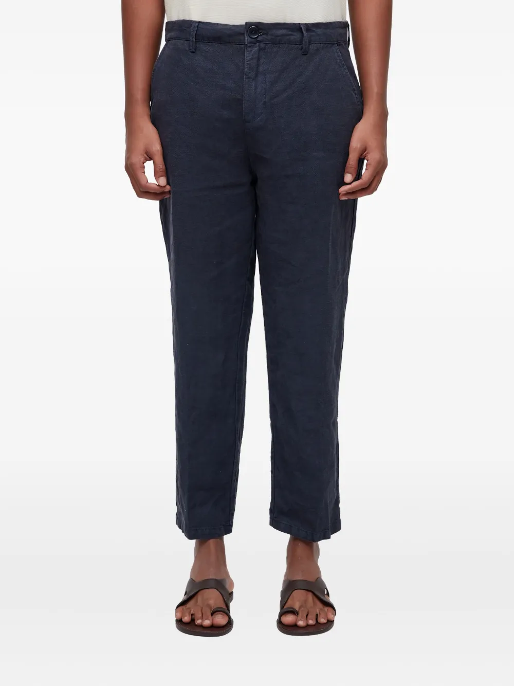 Osklen Linen Chinos In Blue