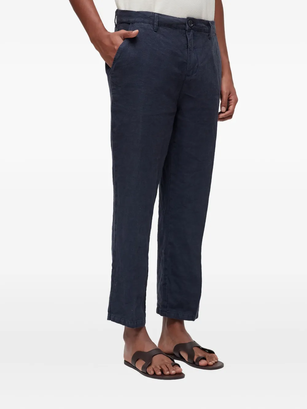 Osklen Linen Chinos In Blue