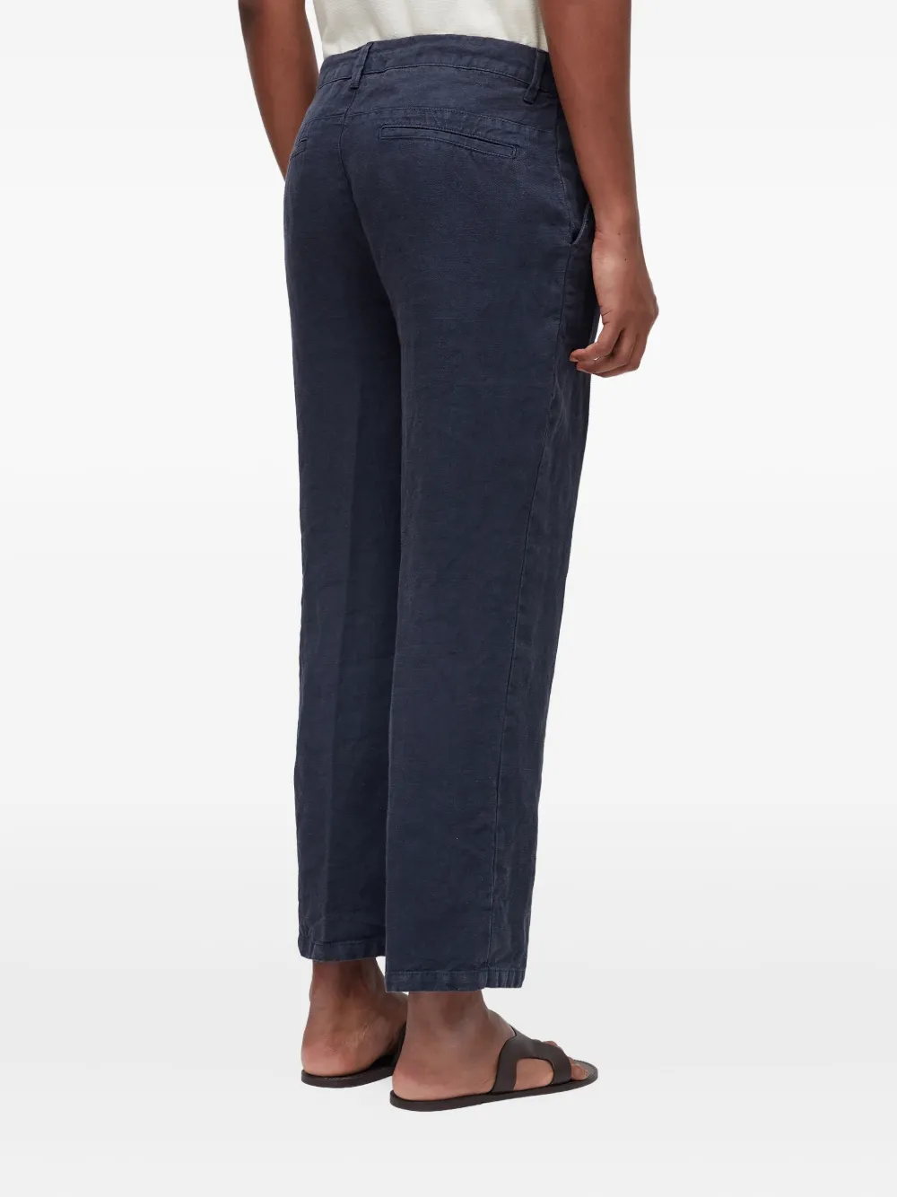 Osklen Linen Chinos In Blue