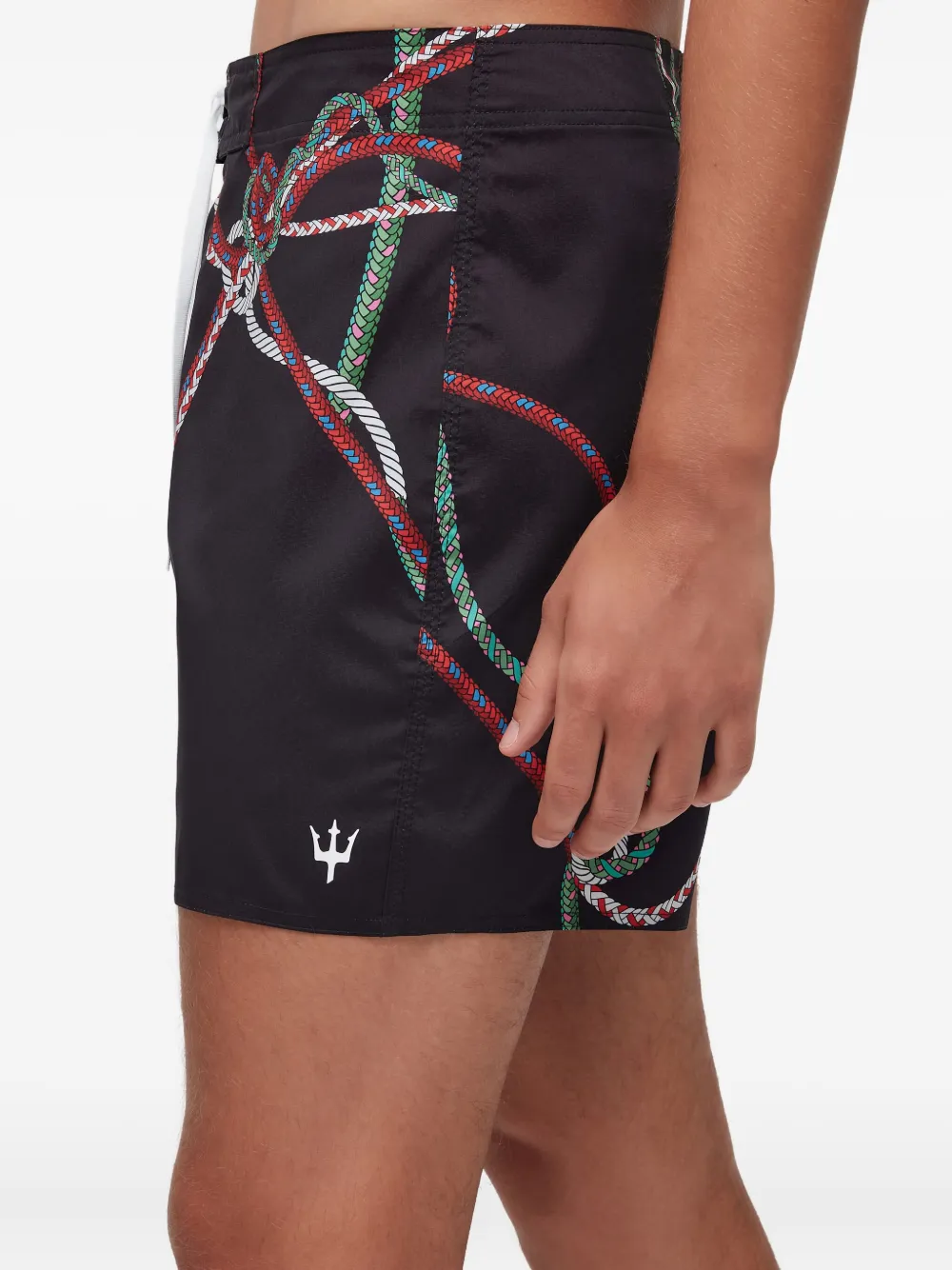 Osklen Drawstring Deck Shorts In Multi