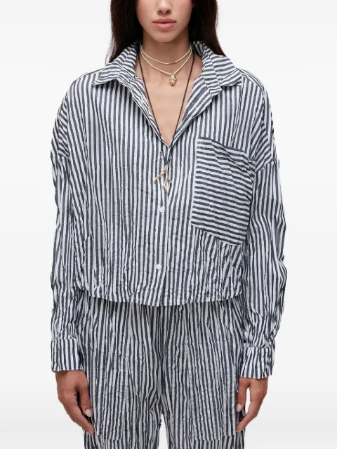 Osklen camisa con rayas estampadas