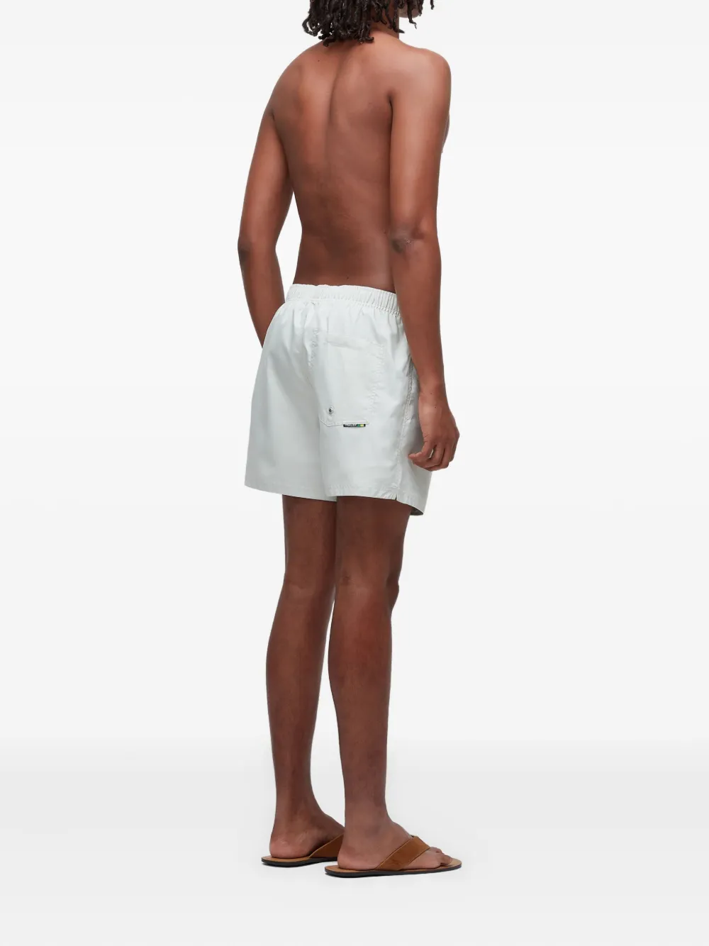 Osklen Aquaone Riders Ripstop Swim Shorts In White