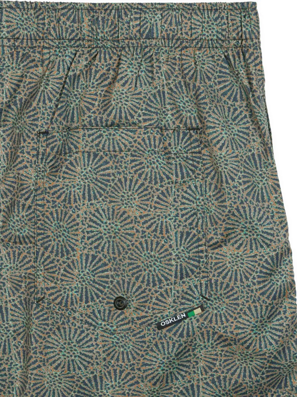 Osklen Floral-print Swim Shorts In Blue