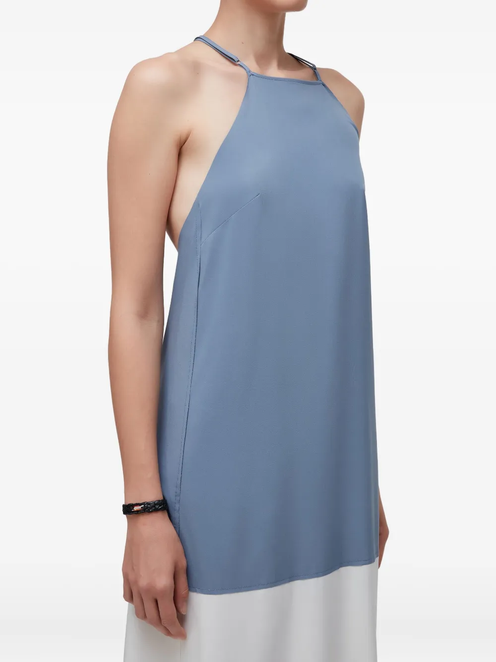 Osklen halterneck two-tone dress | Blue | Image 1