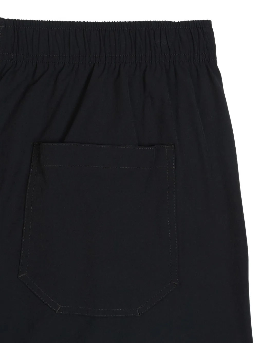 Osklen Shorts met elastische tailleband en zak Zwart