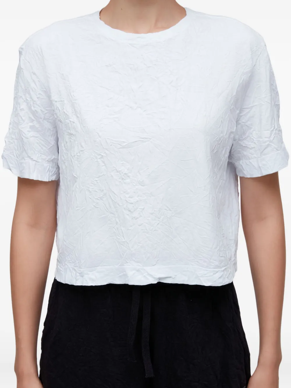 Osklen T-shirt met gekreukt effect Wit