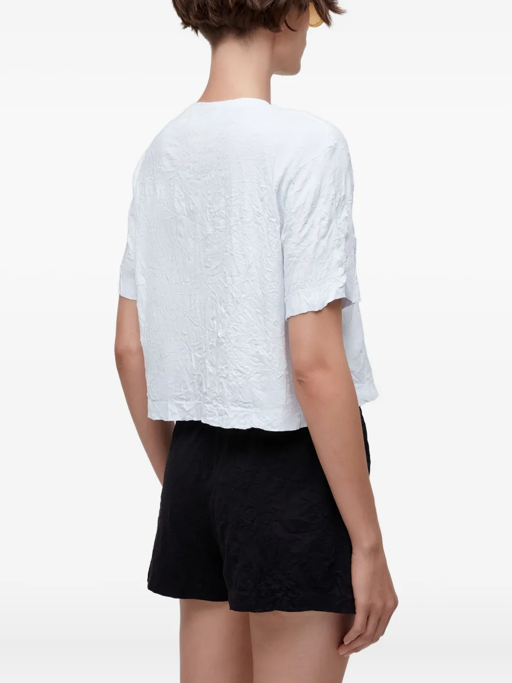 Osklen T-shirt met gekreukt effect Wit