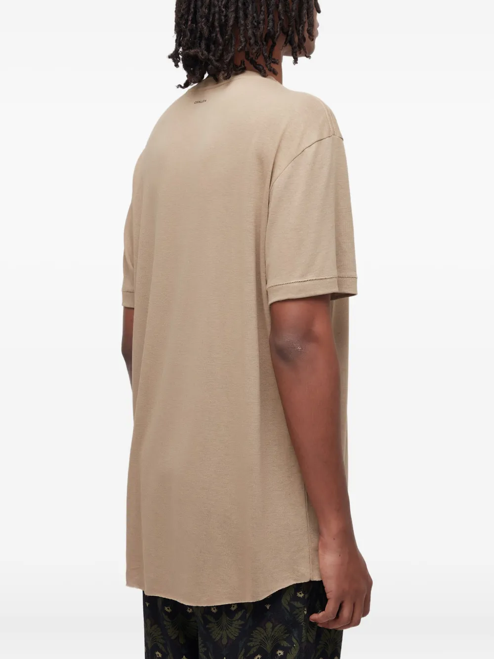 Osklen Nautilus T-shirt met schelpenprint Bruin