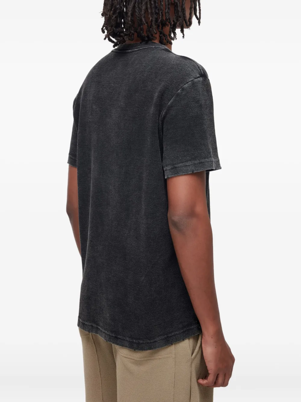 Osklen T-shirt met gerafeld effect Zwart