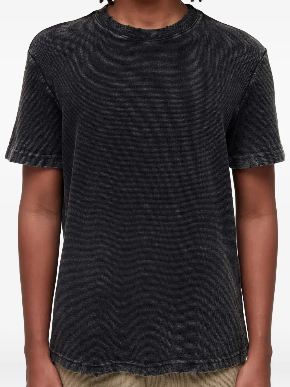 Osklen T-shirt met gerafeld effect Zwart